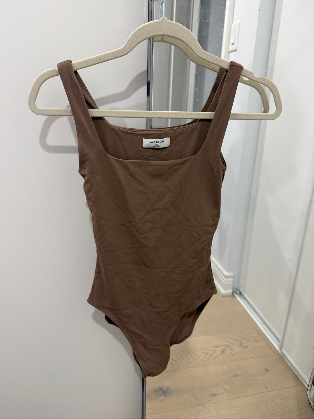 Babaton Contour Taupe Tank Bodysuit